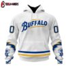 Custom Number NHL Buffalo Sabres Special Bold 3D Hoodie Shirt
