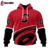 Custom Number NHL Carolina Hurricanes Special Bold 3D Hoodie Shirt