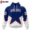 Custom Number NHL Dallas Stars Special Bold 3D Hoodie Shirt