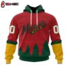 Custom Number NHL Minnesota Wild Special Bold 3D Hoodie Shirt