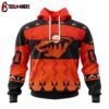 Custom Number NHL Minnesota Wild Special Orange National Day 3D Hoodie Shirt