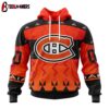Custom Number NHL Montreal Canadiens Special Orange National Day 3D Hoodie Shirt