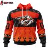 Custom Number NHL Nashville Predators Special Orange National Day 3D Hoodie Shirt