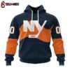 Custom Number NHL New York Islanders Special Bold 3D Hoodie Shirt