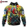 Custom Number NHL Ottawa Senators Autism Awareness 3D Hoodie Shirt