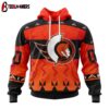 Custom Number NHL Ottawa Senators Special Orange National Day 3D Hoodie Shirt