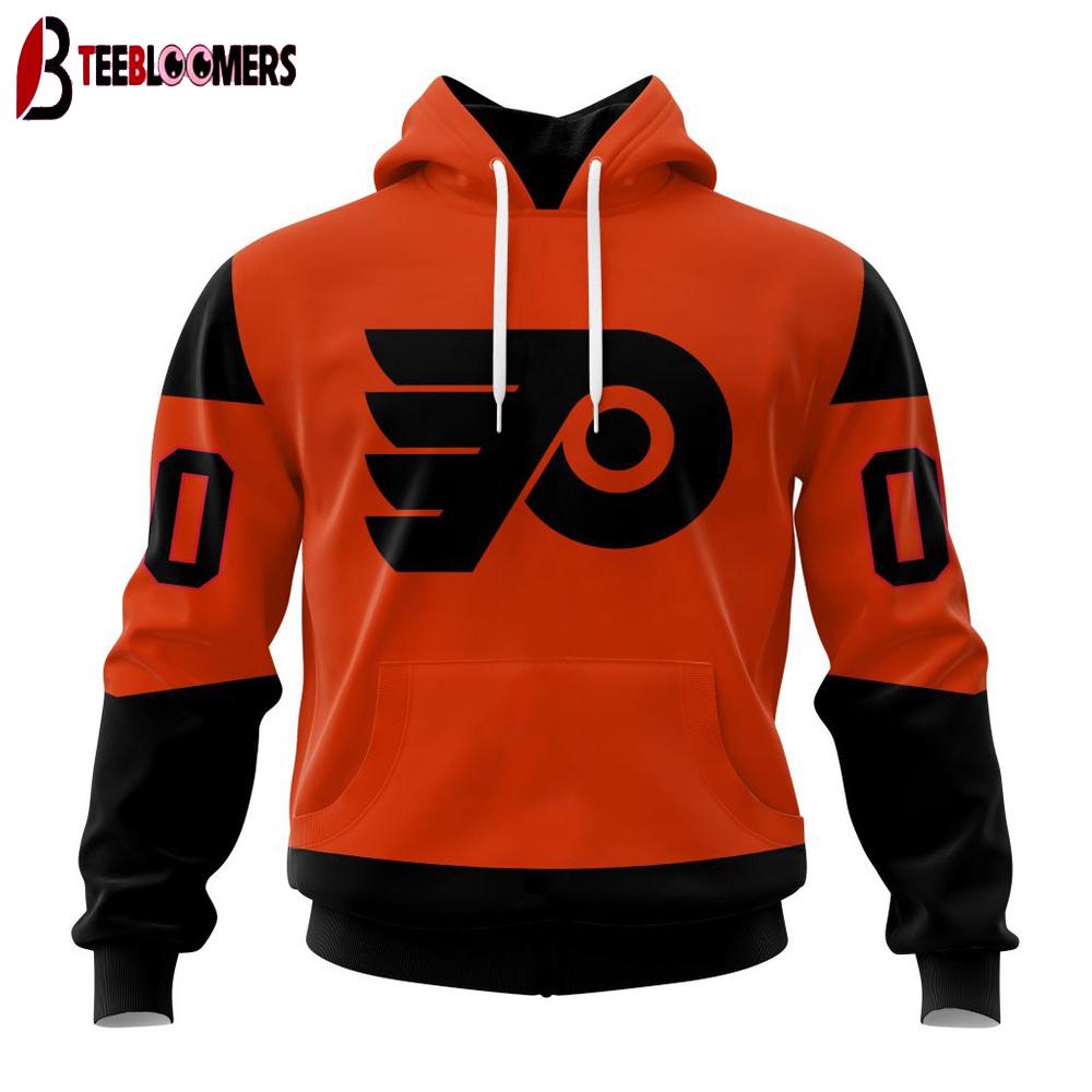 Custom Number NHL Philadelphia Flyers Special Bold 3D Hoodie Shirt