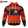 Custom Number NHL Philadelphia Flyers Special Orange National Day 3D Hoodie Shirt