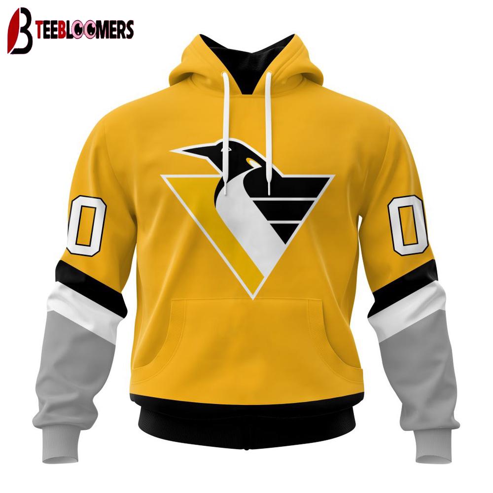 Custom Number NHL Pittsburgh Penguins Special Bold 3D Hoodie Shirt