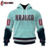 Custom Number NHL Seattle Kraken Special Bold 3D Hoodie Shirt