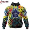 Custom Number NHL Toronto Maple Leafs Autism Awareness 3D Hoodie Shirt