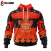Custom Number NHL Toronto Maple Leafs Special Orange National Day 3D Hoodie Shirt
