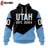 Custom Number NHL Utah Hockey Club Special Bold 3D Hoodie Shirt