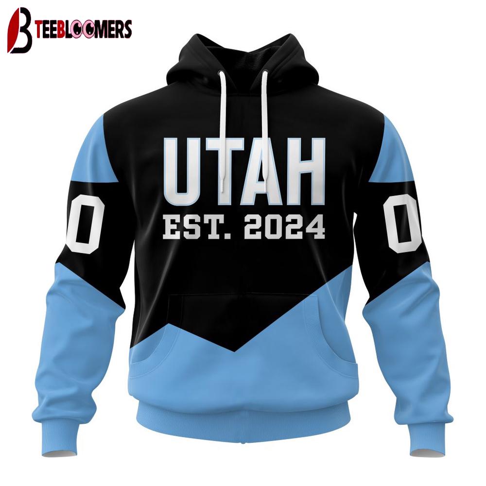 Custom Number NHL Utah Hockey Club Special Bold 3D Hoodie Shirt