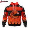 Custom Number NHL Vancouver Canucks Special Orange National Day 3D Hoodie Shirt
