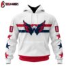 Custom Number NHL Washington Capitals Special Bold 3D Hoodie Shirt