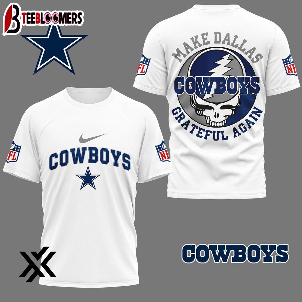 Dallas Cowboys Grateful Game Day 3D Shirt Gift For Fans