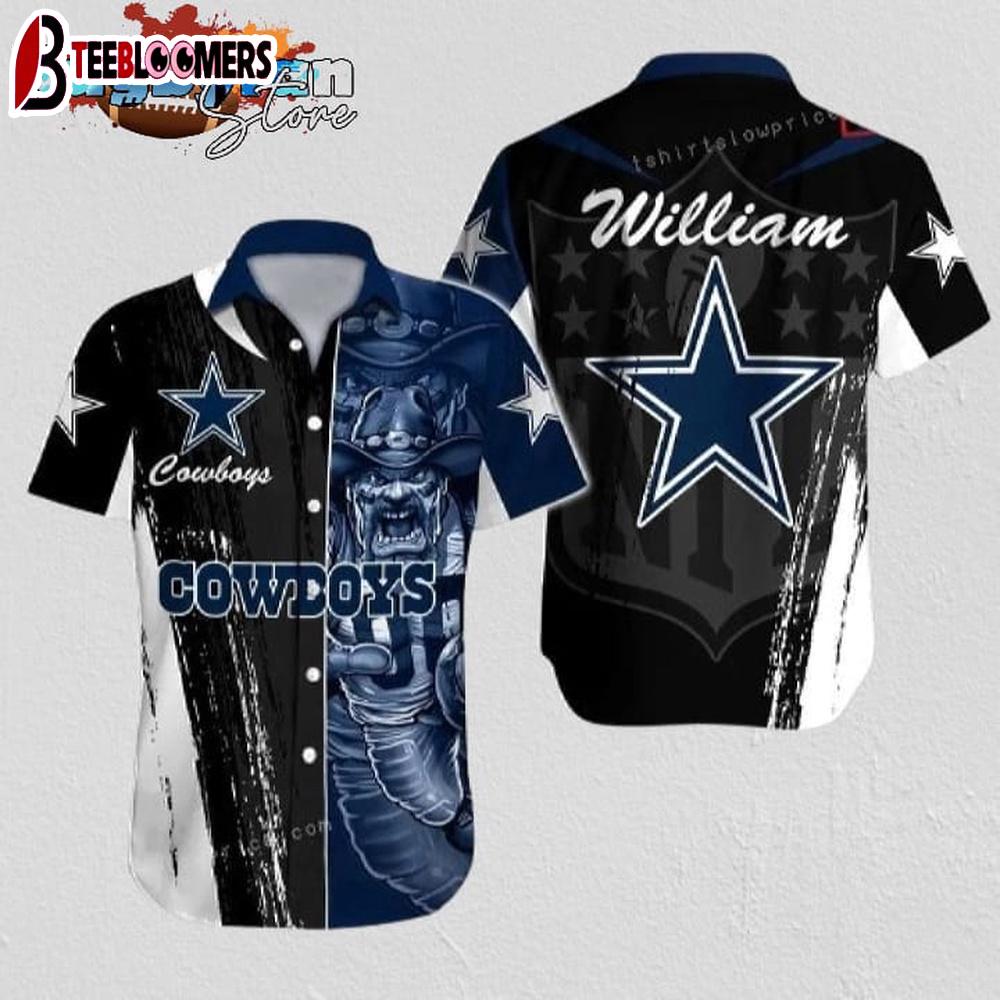 Dallas Cowboys Hawaiian Shirt NFL Football Personalized Cheap Button Up Hawaiian Shirt