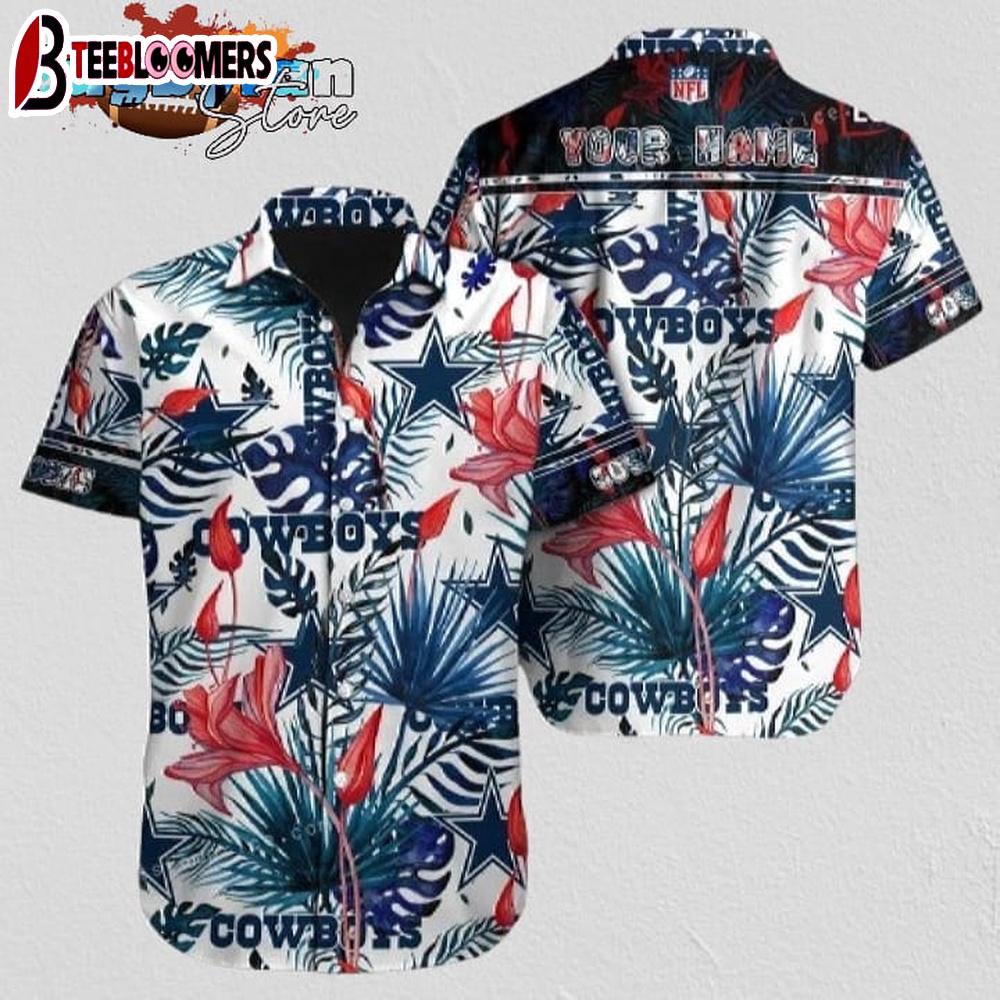 Dallas Cowboys Hawaiian Shirt NFL Football Personalized Cheap Hawaiian Shirt