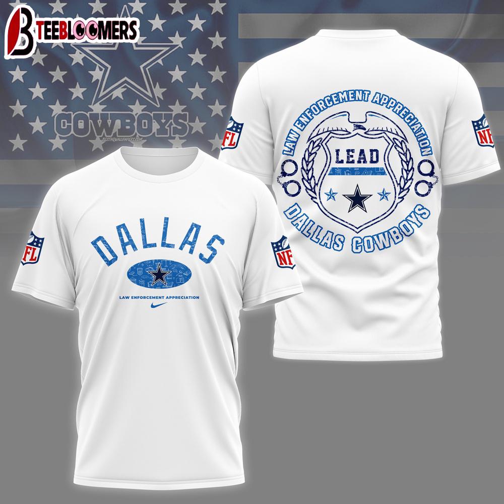 Dallas Cowboys Law Appreciation Month 3D T-Shirt