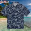 Dallas Cowboys Leafy Pattern Blue Hawaiian Shirt