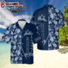 Dallas Cowboys Mens Hawaiian Floral Palm Button Down Shirt