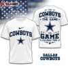Dallas Cowboys NFL Rule The Field 3D T-Shirt For Fans
