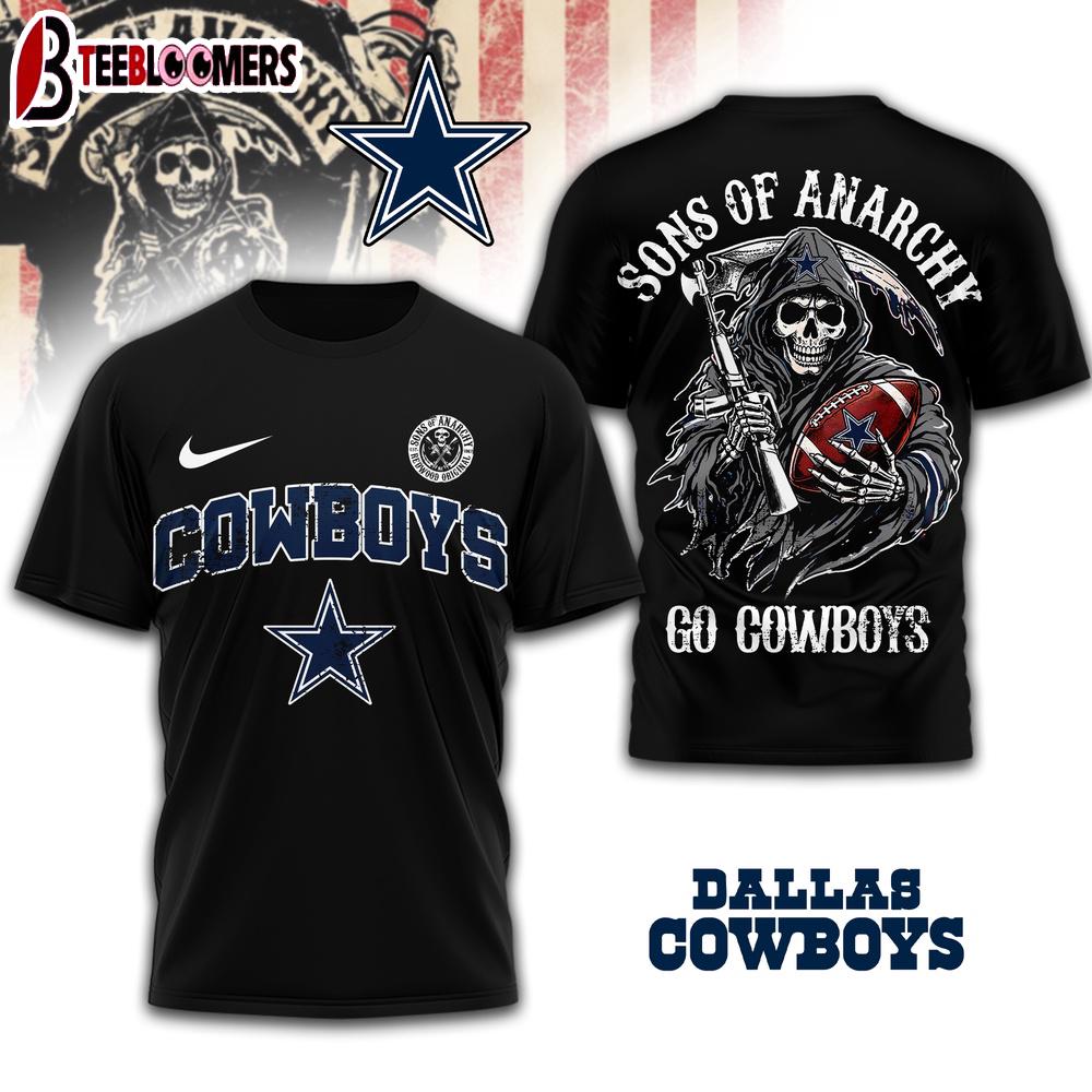 Dallas Cowboys NFL Sons of Anarchy 3D T-Shirt