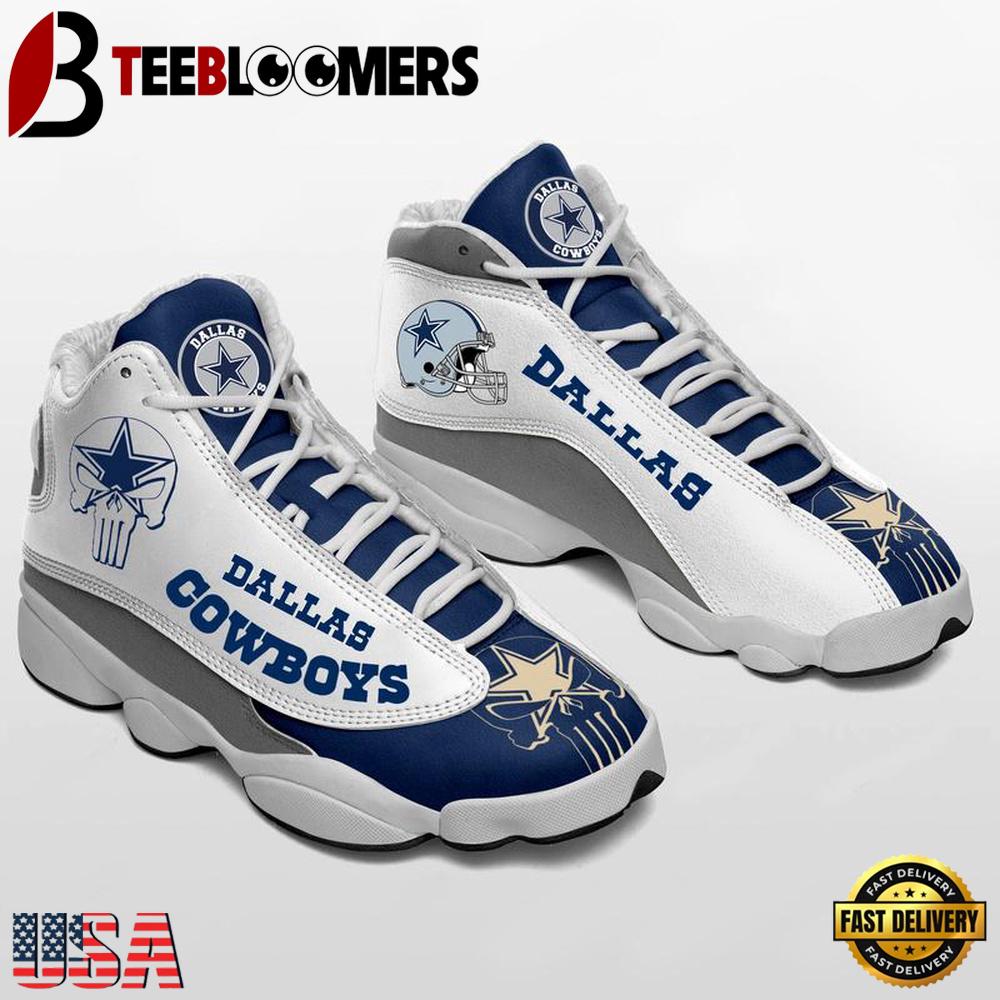 Dallas Cowboys NFL Ver 1 Air Jordan 13 Sneaker - Gift For Fans