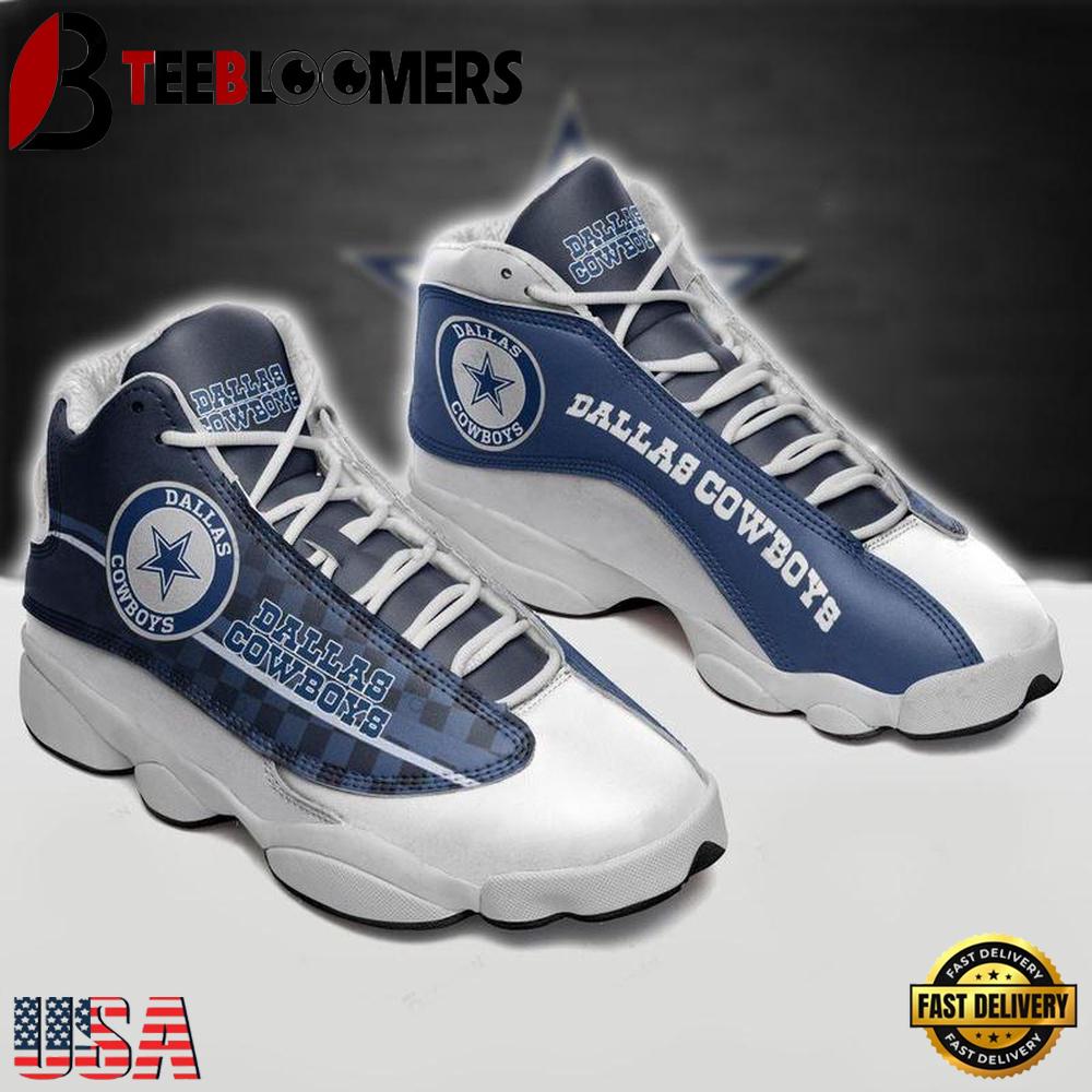 Dallas Cowboys NFL Ver 5 Air Jordan 13 Sneaker - Gift For Fans