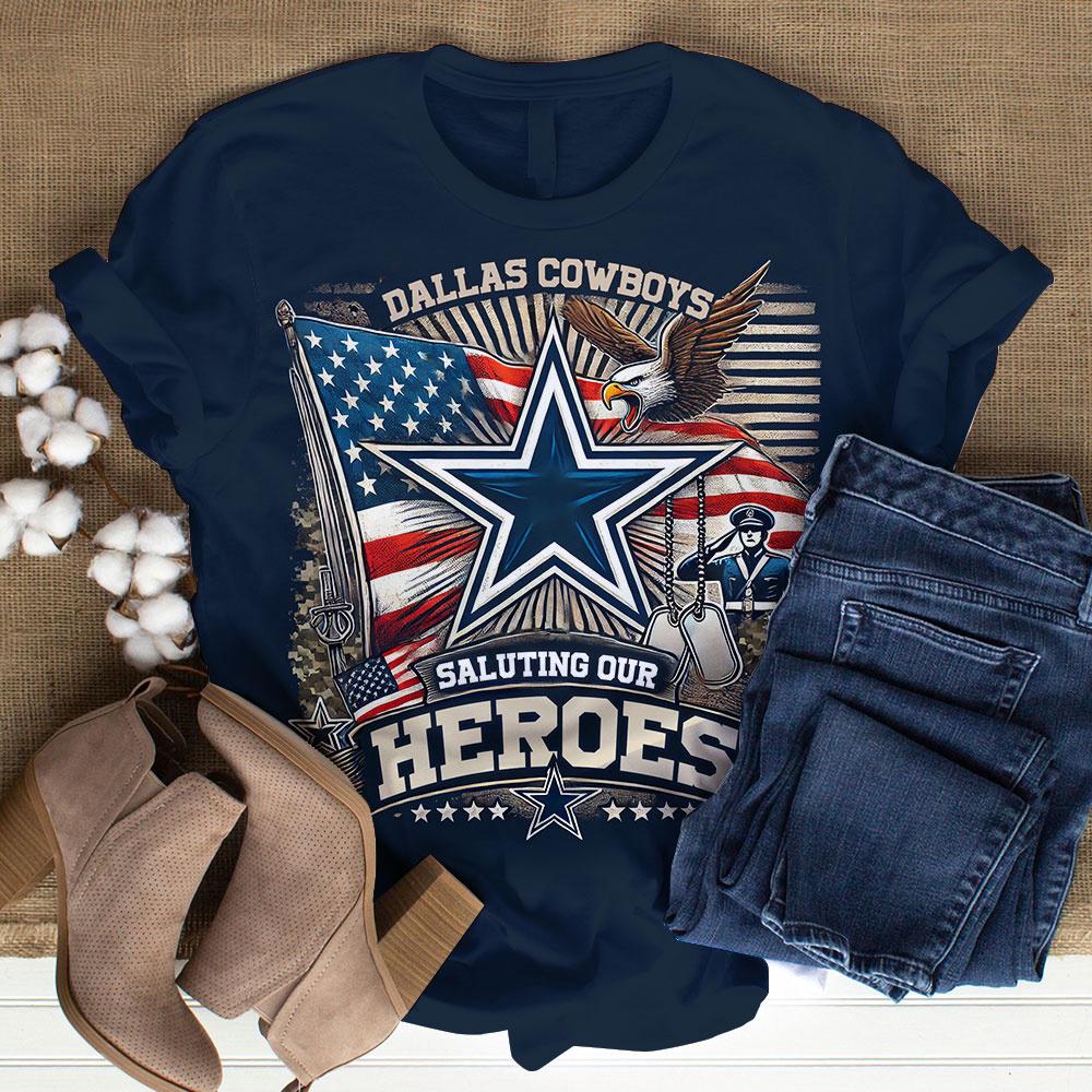 Dallas Cowboys x Veterans Unisex T-Shirt For Fans