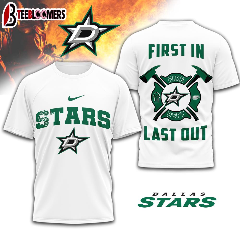 Dallas Stars NHL Fire Dept 3D Shirt For Fans
