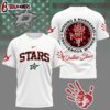 Dallas Stars NHL MMIW Awareness 3D T-Shirt