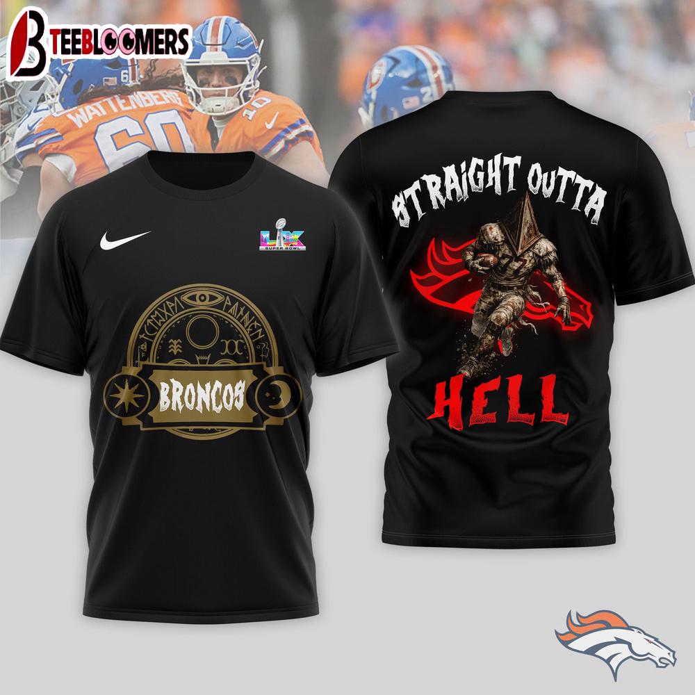 Denver Broncos NFL 2026 Super Bowl x Silent Hill 3D Shirt For Fans