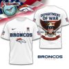 Denver Broncos NFL Department Of War 3D T-Shirt