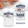 Denver Broncos NFL Rule The Field 3D T-Shirt For Fans