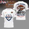 Denver Broncos NFL Snoopy Harley Davidson 3D Shirt For Fans