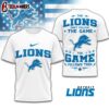 Detroit Lions NFL Rule The Field 3D T-Shirt For Fans
