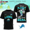 Detroit Lions NFL x Earth Day 3D T-Shirt For Fans