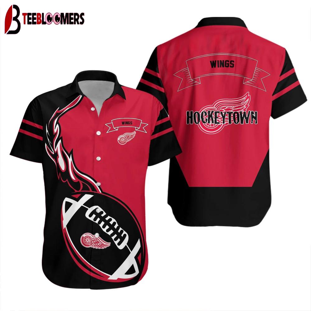 Detroit Red Wings Hockeytown Passion Summer Hawaiian Shirt