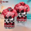 Detroit Red Wings Palm Sunset Summer Hawaiian Shirt