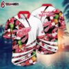 Detroit Red Wings Pineapple Paradise Summer Hawaiian Shirt