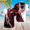 Detroit Red Wings Split Gradient Summer Hawaiian Shirt
