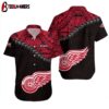 Detroit Red Wings Tribal Pride Summer Hawaiian Shirt