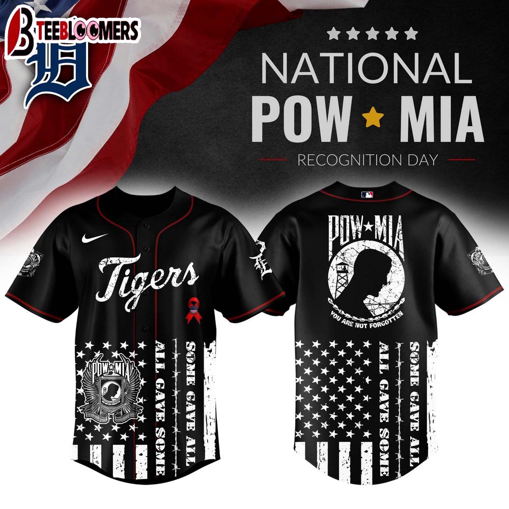 Detroit Tigers MLB x National POWMIA Recognition Day Baseball Jersey For Fans
