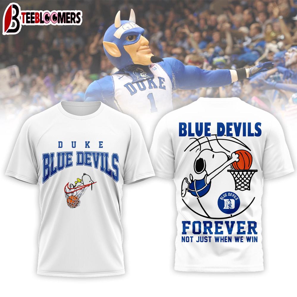 Duke Blue Devils NCAA Snoopy 3D Shirt For Fans