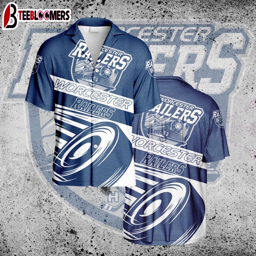ECHL Worcester Railers Hawaiian Shirts For Fans