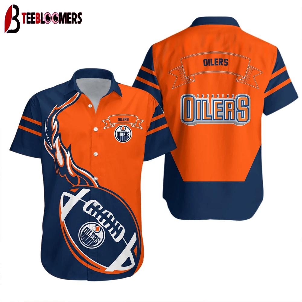 Edmonton Oilers Fireball Fantasy Summer Hawaiian Shirt