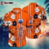 Edmonton Oilers Retro Floral Groove Summer Hawaiian Shirt