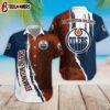 Edmonton Oilers Split Style Summer Hawaiian Shirt